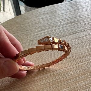 Rose gold unbranded serpant